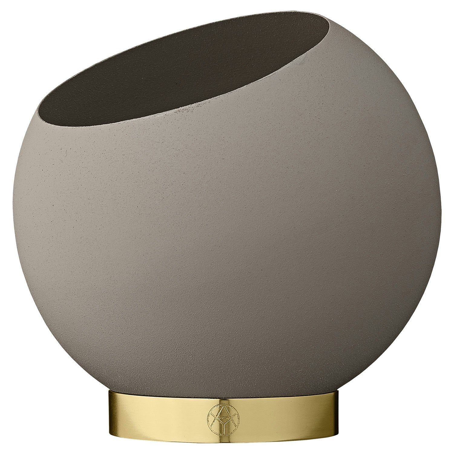 AYTM Globe Blumentopf Ø17 Cm, Taupe