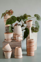 Bergs Potter Julie Topf Mit Unterteller Rosa Ø21 Cm