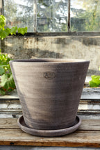 Bergs Potter Julie Topf Mit Unterteller Grau Ø30 Cm