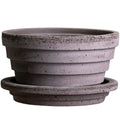 Bergs Potter Planet Topf Mit Unterteller Grau Ø12 Cm