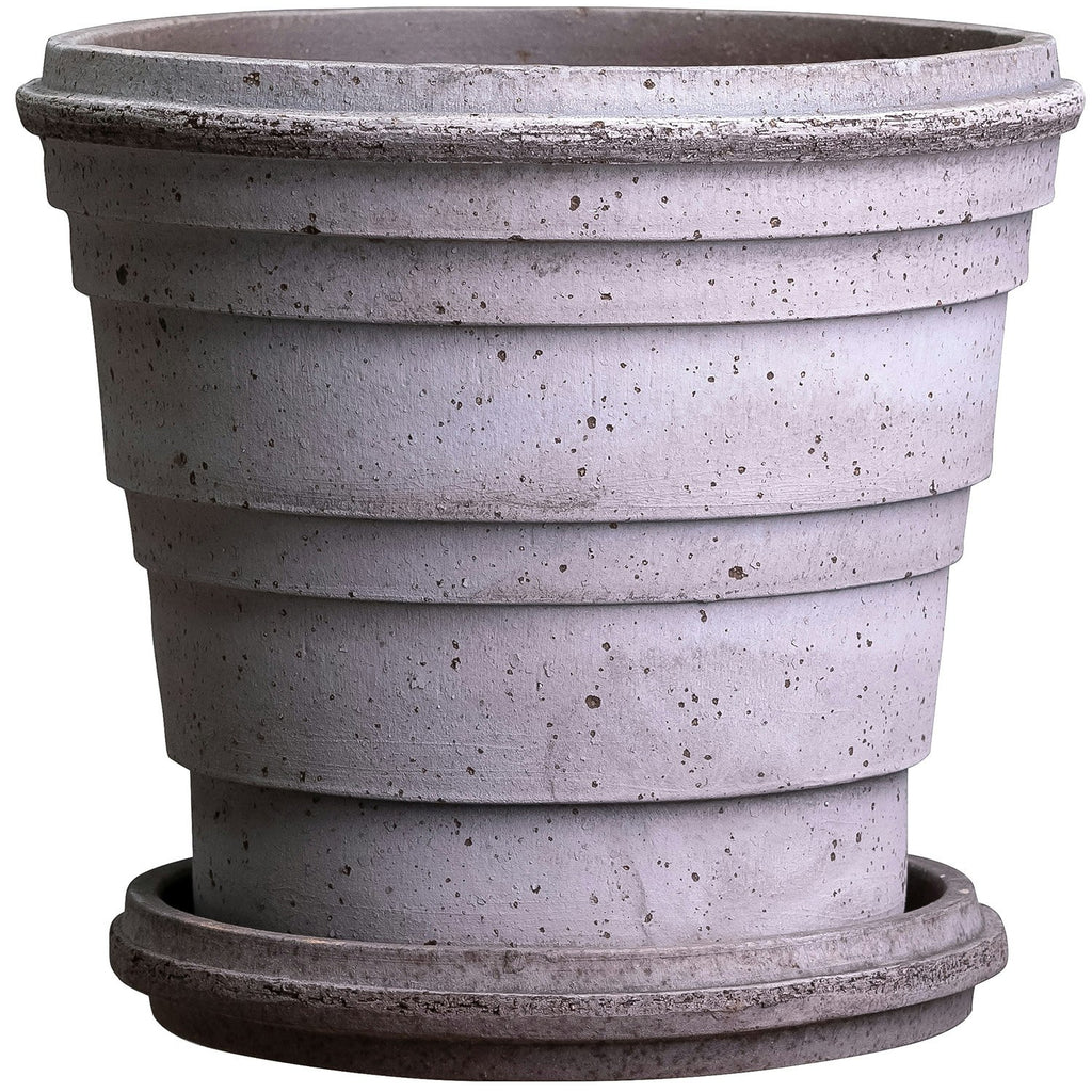 Bergs Potter Planet Topf Mit Unterteller Grau Ø16 Cm