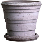 Bergs Potter Planet Topf Mit Unterteller Grau Ø16 Cm