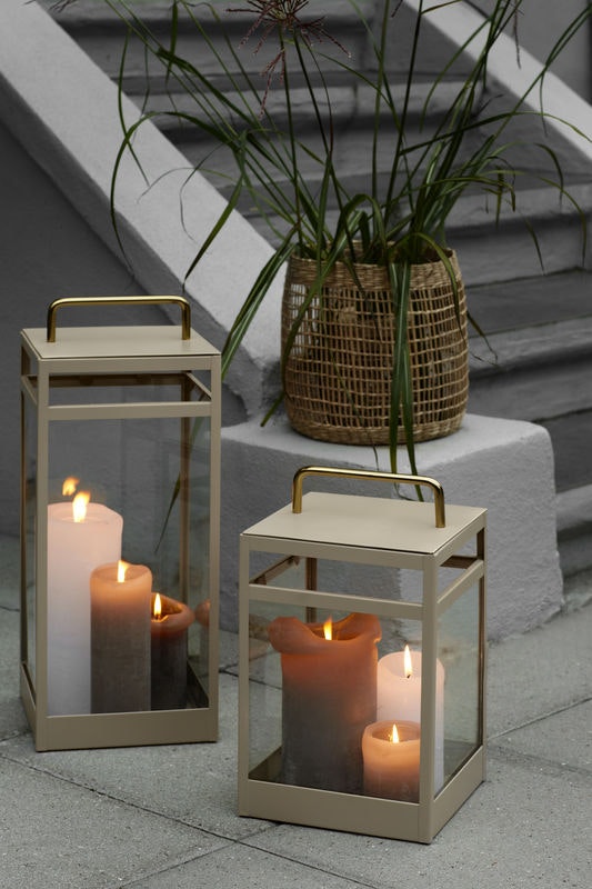 Cozy Living Pure Nordic Laterne M, Alpaca