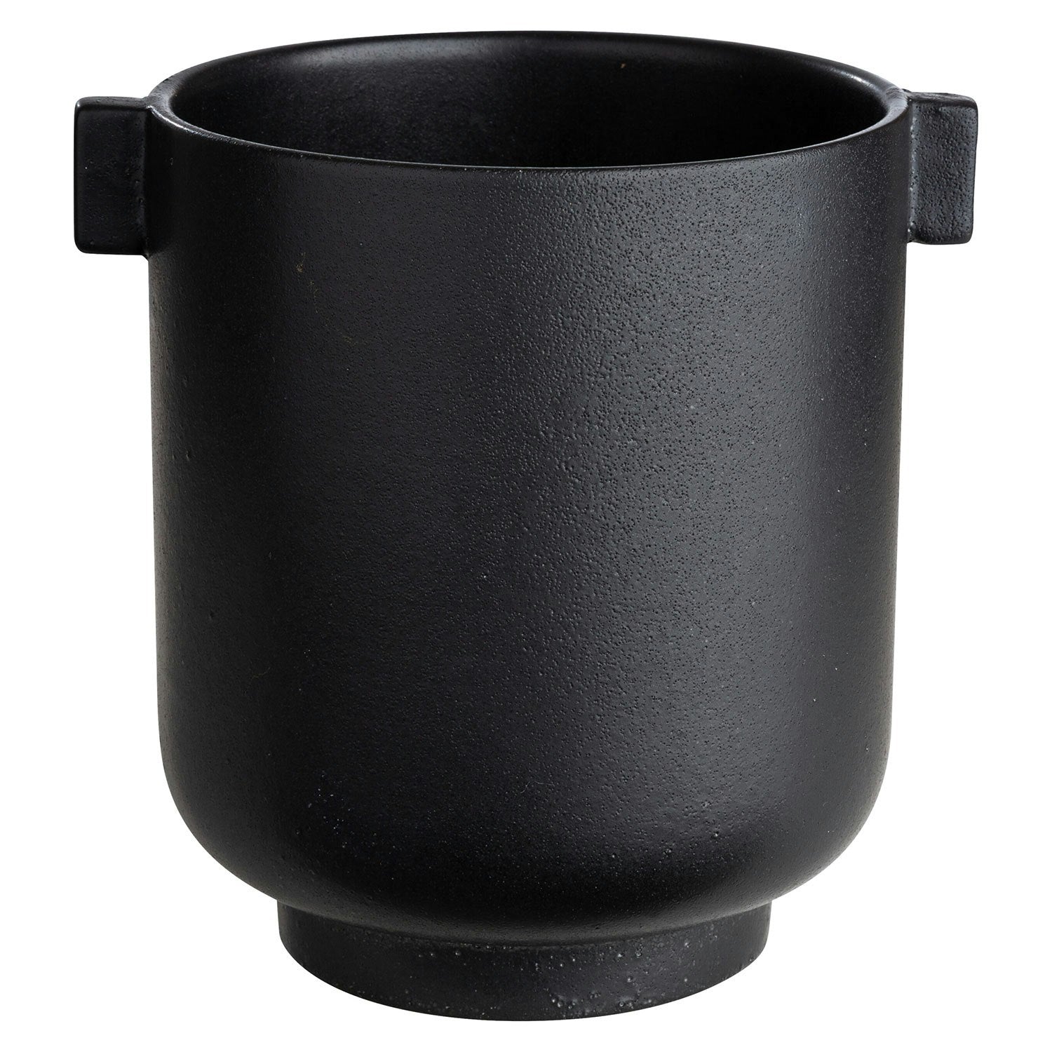 Ernst Blumentopf Mit Ohren H18 Cm, Schwarz