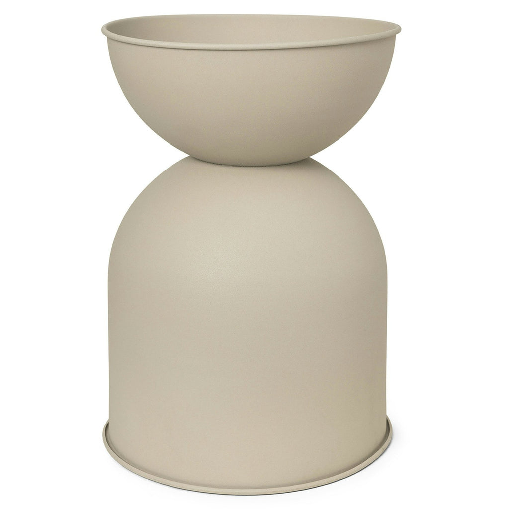 Ferm LIVING Hourglass Topf Cashmere, 59 Cm