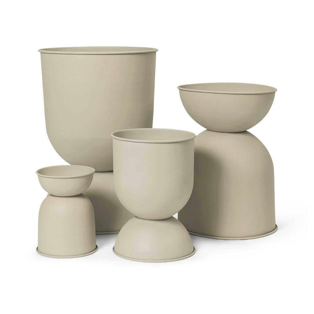 Ferm LIVING Hourglass Topf Cashmere, 59 Cm