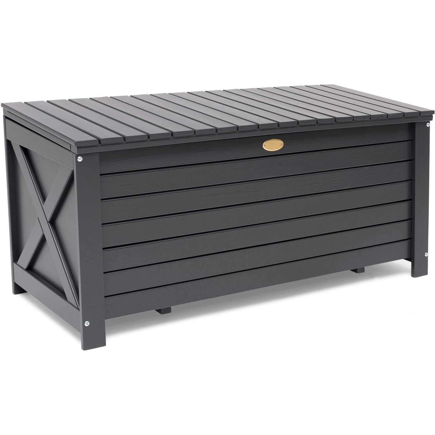  Läckö Aufbewahrungsbox Für Kissen, Schwarz 134x59x64 Cm