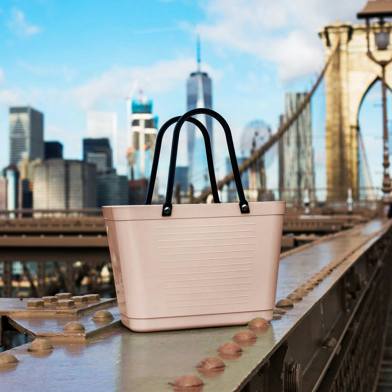  Hinza Tasche Klein Green Plastic, Nougat
