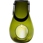 Holmegaard Design With Light Laterne Olive, H25 Cm