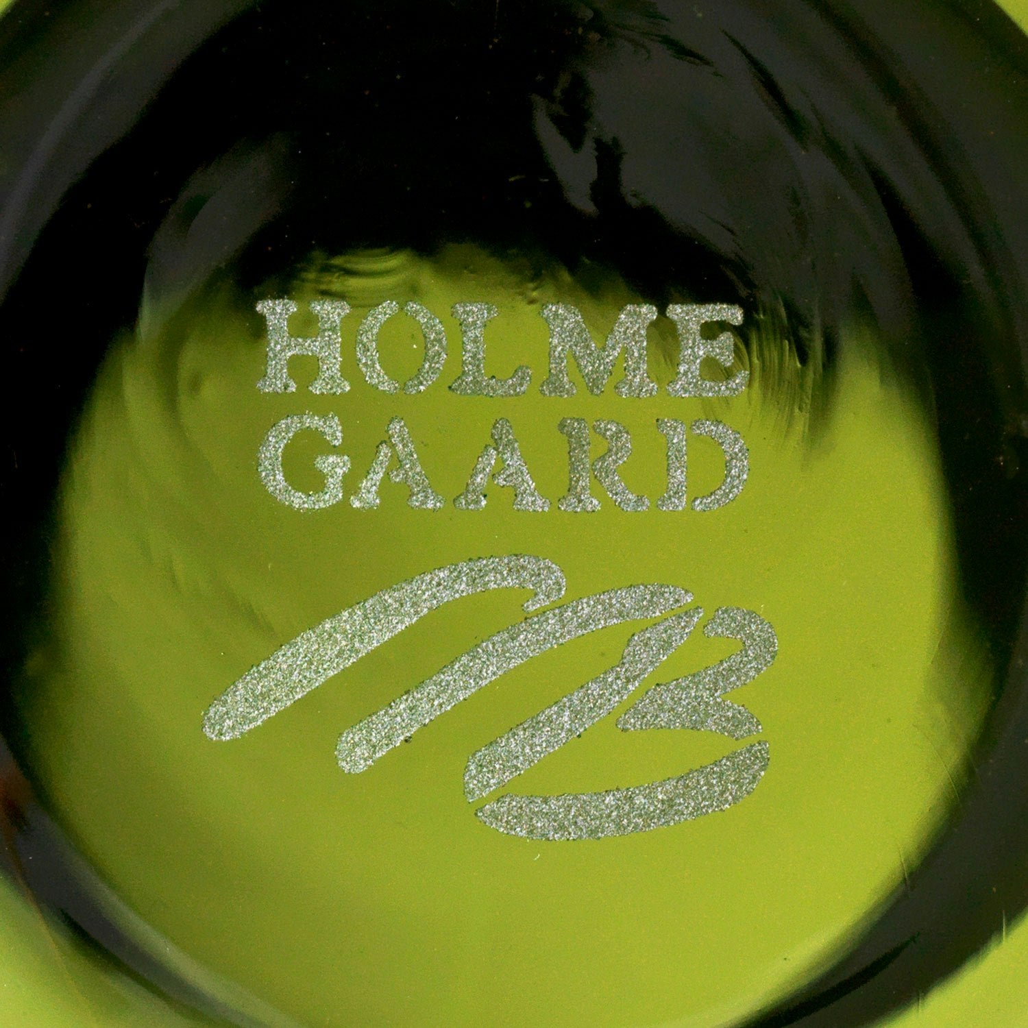 Holmegaard Design With Light Laterne Olive, H16,5 Cm