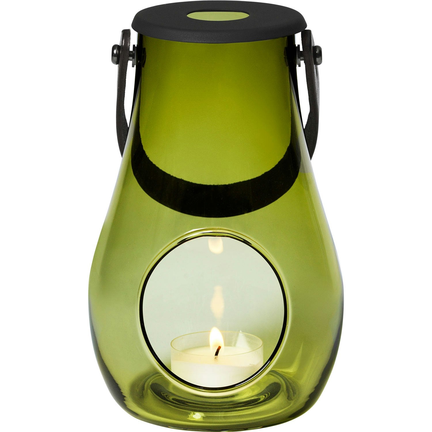 Holmegaard Design With Light Laterne Olive, H16,5 Cm