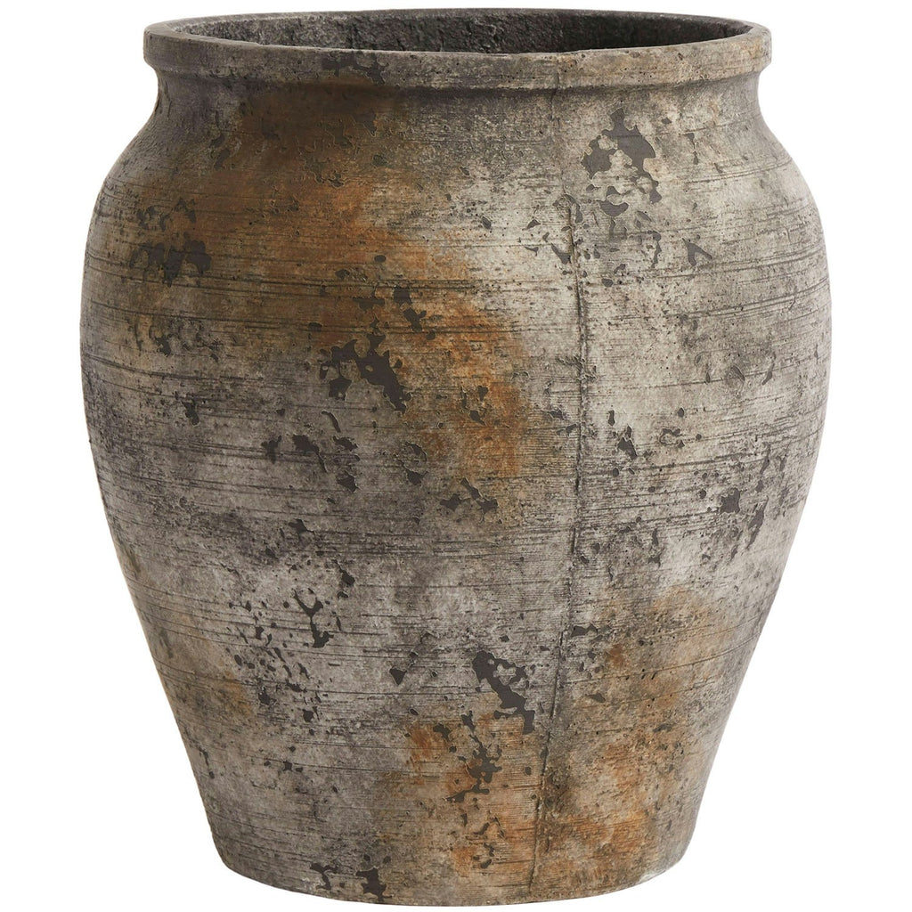 Muubs Hanja Topf Weathered Rusty, 35 Cm