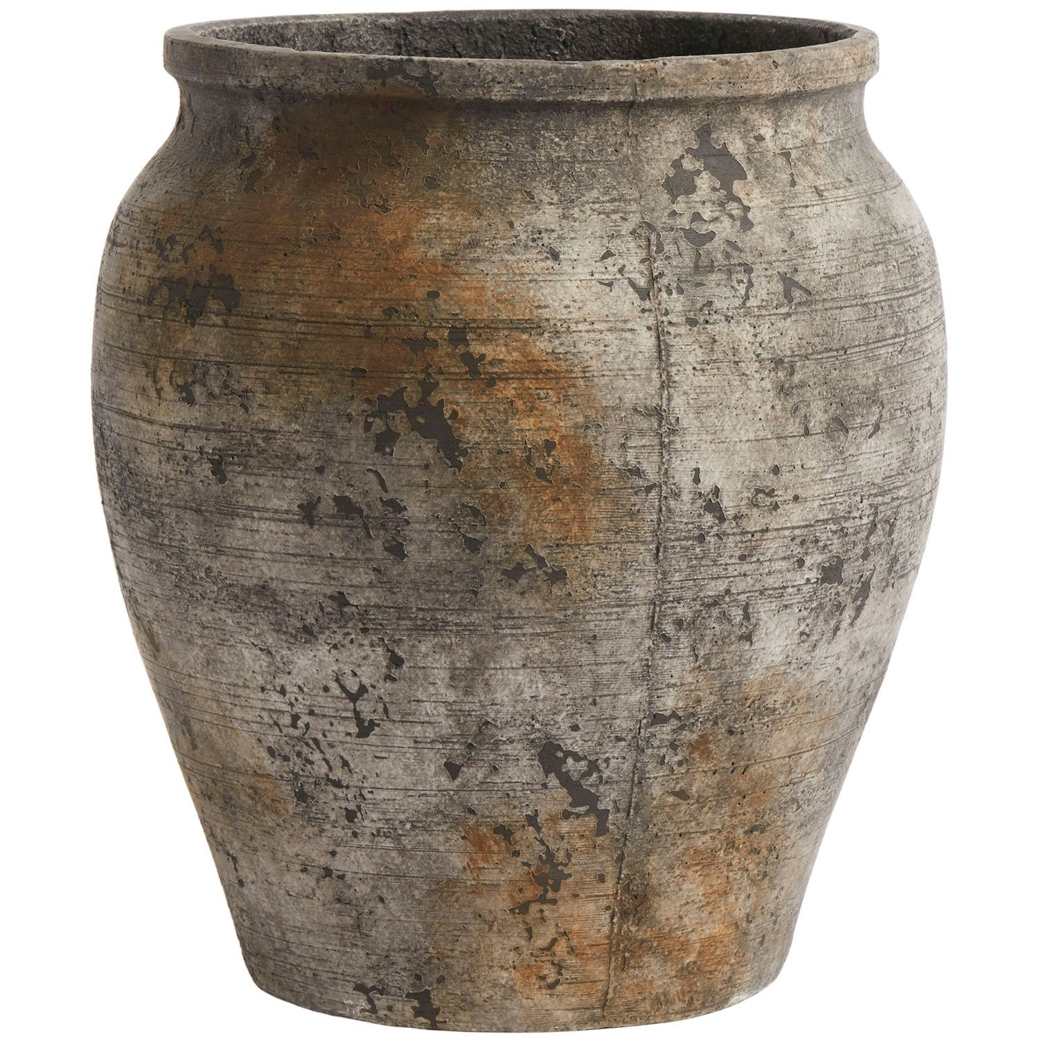 Muubs Hanja Topf Weathered Rusty, 35 Cm