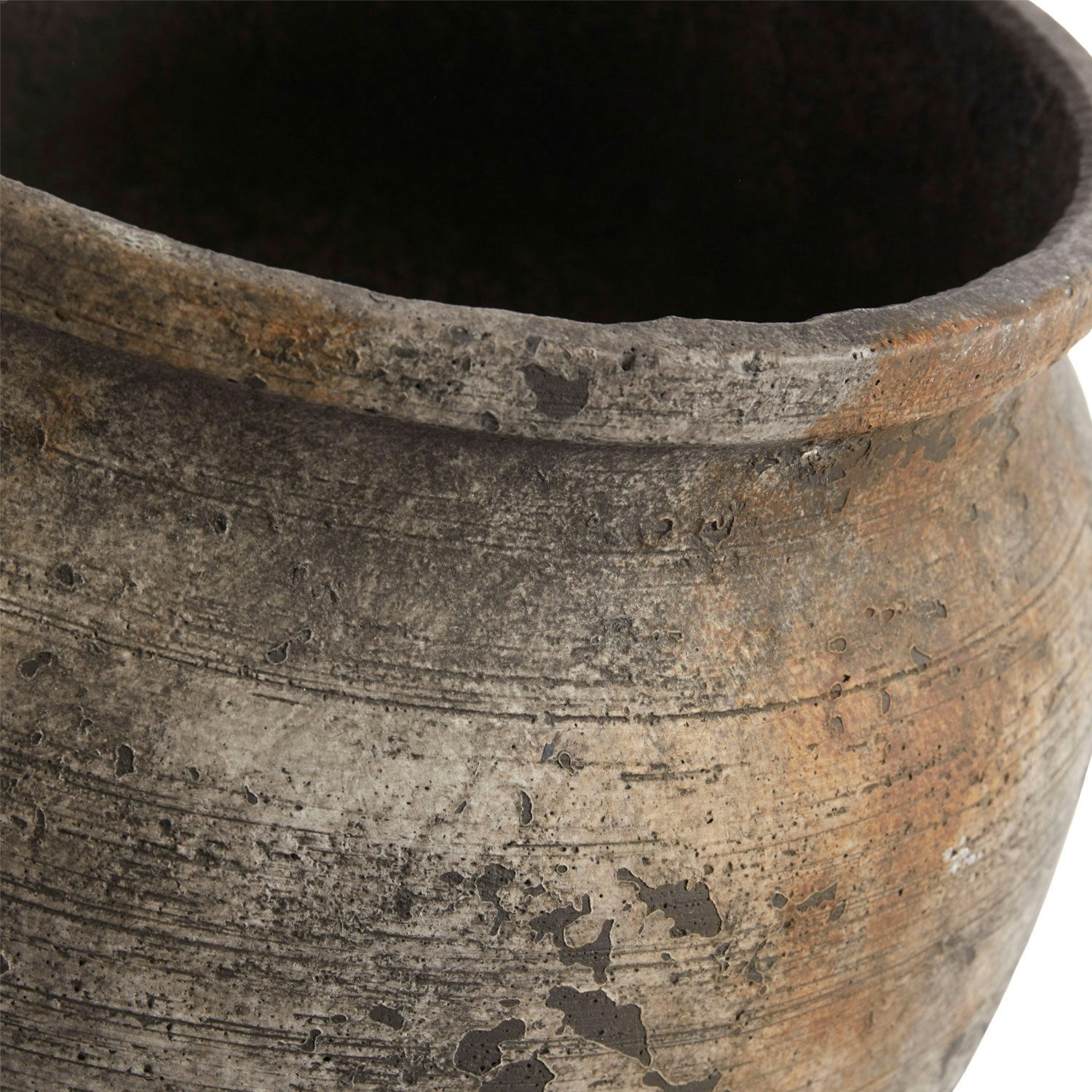 Muubs Hanja Topf Weathered Rusty, 35 Cm