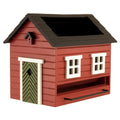  Bird Feeder With Bath, Red House